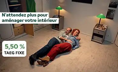 N'attendez plus pour aménager votre intérieur, T A E G fixe de 5,50%