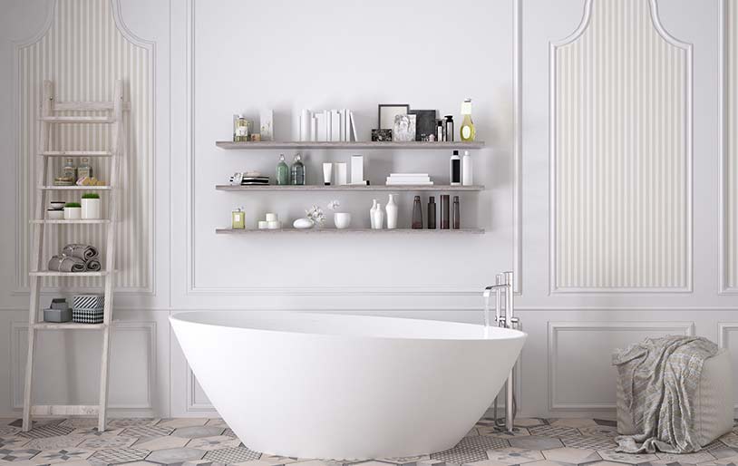 Une salle de bain moderne